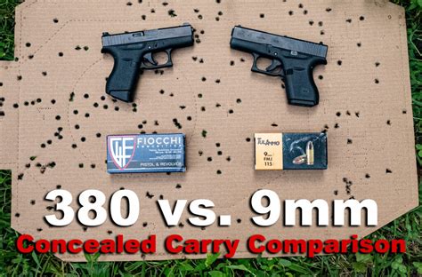 difference between 9mm and 380